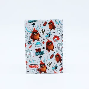 AB Spiral Notebook A5 Blank - Red Alert أب دفتر  ملاحظات حلزوني فارغ  أ5- تنبيه أحمر