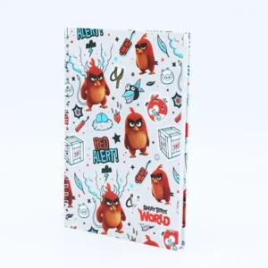 AB Spiral Notebook A4 Squares - Red Alert أب دفتر مربعات دفتر حلزوني أ4 - تنبيه أحمر
