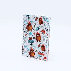 AB Spiral Notebook A4 Blank - Red Alert أب دفتر دفتر ملاحظات حلزوني أ4 فارغ - تنبيه أحمر