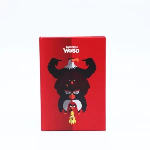 AB Notebook A5 Squares - Red Mix Characters أب دفتر مربعات ملاحظات مقاس أ5-باللون الأحمر