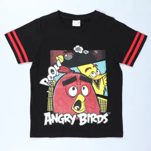 AB BOOM Black T-Shirt قميص أنجري بيردز  -  بومب أسود