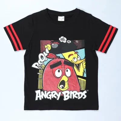 AB BOOM Black T-Shirt قميص أنجري بيردز  –  بومب أسود